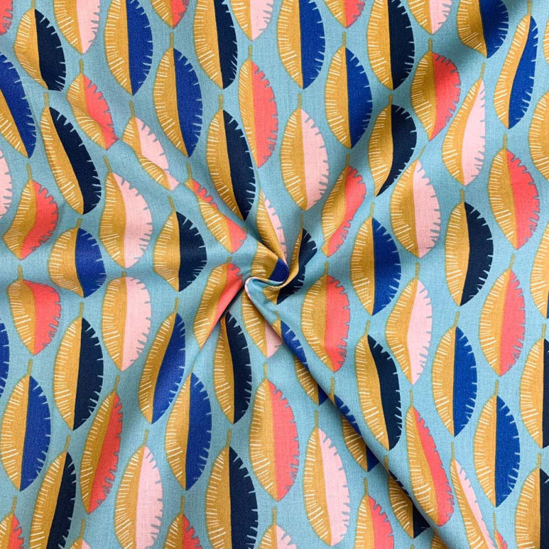 Algodón estampado GOFAO Nilo / Multicolor vintage
